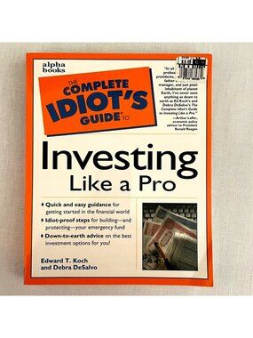 Complete Idiots Guide Investing Like a Pro Koch DeSalvo Paperback Finance Book